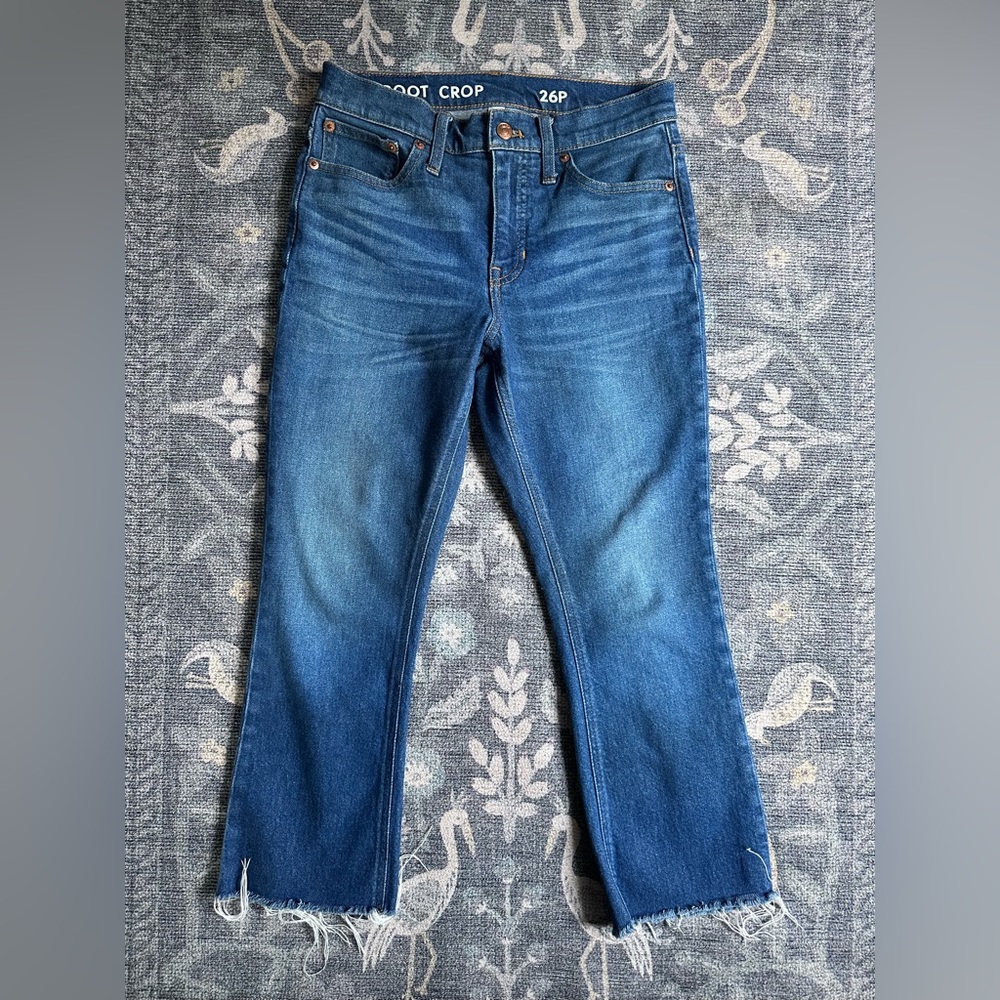 J. Crew Demi Boot Cropped Jeans